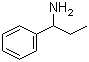 1-苯基丙-1-胺分子结构 (CAS 2941-20-0)