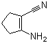 CAS # 2941-23-3, 2-Amino-1-cyclopentene-1-carbonitrile, 2-Aminocyclopent-1-ene-1-carbonitrile