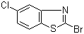 2-溴-5-氯苯并噻唑分子结构 (CAS 2941-56-2)