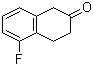 5-氟-3,4-二氢-1H-2-萘酮分子结构 (CAS 29419-15-6)