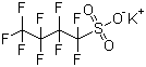 structure of CAS# 29420-49-3, Potassium nonafluoro-1-butanesulfonate