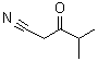 3-氧代-4-甲基戊腈分子结构 (CAS 29509-06-6)