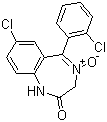 CAS 登录号：2955-37-5, 7-氯-2-氧代-5-(2-氯苯基)-1,4-苯并二氮杂卓-4-氧化物