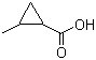 structure of CAS# 29555-02-0, 2-甲基-1-环丙烷羧酸