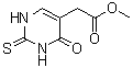 1,2,3,4-四氢-4-氧代-2-硫代-5-嘧啶乙酸甲酯分子结构 (CAS 29571-40-2)