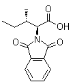 structure of CAS# 29588-88-3, N-Phthaloyl-L-isoleucine