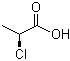 (S)-(-)-2-氯丙酸分子结构 (CAS 29617-66-1)