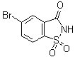 structure of CAS# 29632-82-4, 5-溴-1,2-苯并异噻唑-3-酮 1,1-二氧化物