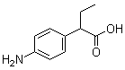 structure of CAS# 29644-97-1, 2-(4-氨基苯基)-丁酸