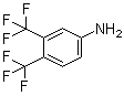 structure of CAS# 2965-07-3, 3,4-二(三氟甲基)苯胺