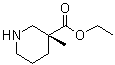 (3R)-3-甲基-3-哌啶羧酸乙酯分子结构 (CAS 297172-01-1)