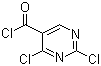 structure of CAS# 2972-52-3, 2,4-二氯-5-嘧啶甲酰氯