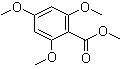 2,4,6-三甲氧基苯甲酸甲酯分子结构 (CAS 29723-28-2)