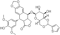 替尼泊甙分子结构 (CAS 29767-20-2)