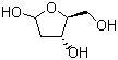 甲基-2-脱氧-L-赤式戊呋喃糖分子结构 (CAS 29780-54-9)
