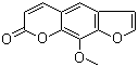 structure of CAS# 298-81-7, 8-Methoxypsoralen