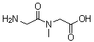 structure of CAS# 29816-01-1, Glycylsarcosine