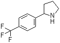 structure of CAS# 298690-84-3, 2-(4-三氟甲基苯基)吡咯烷