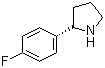 (S)-2-(4-氟苯基)吡咯烷分子结构 (CAS 298690-90-1)