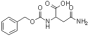 N-苄氧羰基-DL-天冬氨酰胺分子结构 (CAS 29880-22-6)