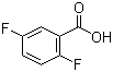 structure of CAS# 2991-28-8, 2,5-二氟苯甲酸