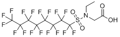 CAS # 2991-50-6, N-Ethyl-N-[(heptadecafluorooctyl)sulphonyl]glycine