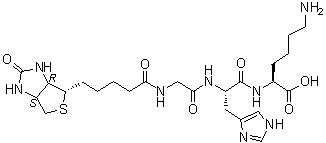 CAS 登录号：299157-54-3, 生物素酰基甘氨酰组氨酰赖氨酸