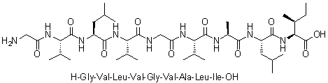 CAS # 299423-08-8, Glycyl-L-valyl-L-leucyl-L-valylglycyl-L-valyl-L-alanyl-L-leucyl-L-isoleucine