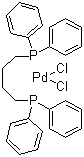 structure of CAS# 29964-62-3, 1,4-双(二苯基膦丁烷)二氯化钯