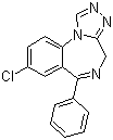 structure of CAS# 29975-16-4, 艾司唑仑