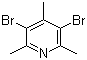 structure of CAS# 29976-56-5, 3,5-Dibromo-2,4,6-trimethylpyridine