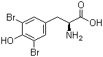 structure of CAS# 300-38-9, 3,5-二溴-L-酪氨酸