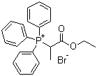乙氧甲酰基乙基三苯基溴化膦分子结构 (CAS 30018-16-7)
