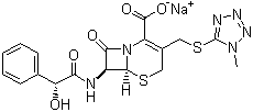 structure of CAS# 30034-03-8, 头孢孟多钠