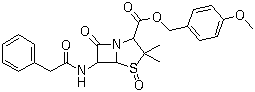 青霉素-G 亚砜对甲氧基苄酯分子结构 (CAS 30034-13-0)