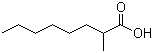 2-甲基辛酸分子结构 (CAS 3004-93-1)