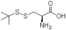 S-叔丁基硫-L-半胱氨酸分子结构 (CAS 30044-51-0)