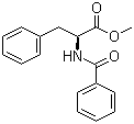 (S)-N-苯甲酰基苯丙氨酸甲酯分子结构 (CAS 3005-61-6)