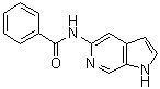 N-1H-吡咯并[2,3-c]吡啶-5-基苯甲酰胺分子结构 (CAS 300586-90-7)