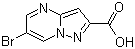 6-溴吡唑并[1,5-a]嘧啶-2-羧酸分子结构 (CAS 300717-72-0)