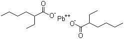 structure of CAS# 301-08-6, 异辛酸铅