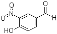 structure of CAS# 3011-34-5, 4-羟基-3-硝基苯甲醛