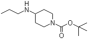 1-N-Boc-4-丙胺哌啶分子结构 (CAS 301225-58-1)