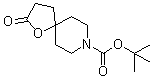 2-氧代-1-氧杂-8-氮杂螺[4.5]癸烷-8-羧酸叔丁酯分子结构 (CAS 301226-27-7)