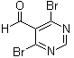 CAS # 30129-50-1, 4,6-Dibromo-5-pyrimidinecarboxaldehyde, 4,6-Dibromo-5-formylpyrimidine