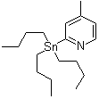 structure of CAS# 301652-23-3, 4-甲基-2-(三丁基锡烷基)吡啶