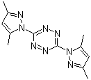 3,6-二(3,5-二甲基-1H-吡唑-1-基)-1,2,4,5-四嗪分子结构 (CAS 30169-25-6)