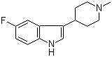 CAS 登录号：301856-29-1, 5-氟-3-(1-甲基-4-哌啶基)吲哚