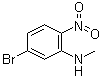 5-溴-N-甲基-2-硝基苯胺分子结构 (CAS 302800-13-1)