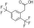 structure of CAS# 302912-02-3, 2,5-二(三氟甲基)苯基乙酸